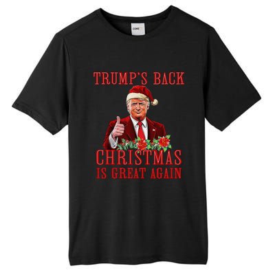 Santa Trump Dance Make Christmas Great Again Ugly Sweater Tall Fusion ChromaSoft Performance T-Shirt