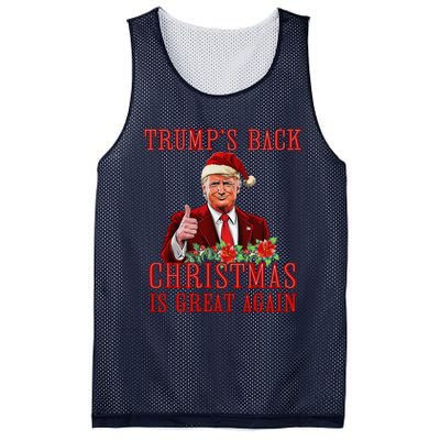 Santa Trump Dance Make Christmas Great Again Ugly Sweater Mesh Reversible Basketball Jersey Tank