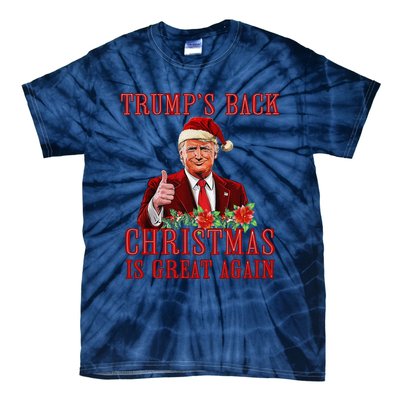 Santa Trump Dance Make Christmas Great Again Ugly Sweater Tie-Dye T-Shirt