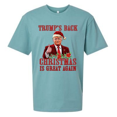 Santa Trump Dance Make Christmas Great Again Ugly Sweater Sueded Cloud Jersey T-Shirt