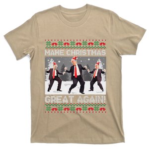 Santa Trump Dance Make Christmas Great Again Ugly Sweater T-Shirt