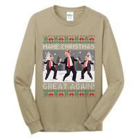 Santa Trump Dance Make Christmas Great Again Ugly Sweater Tall Long Sleeve T-Shirt