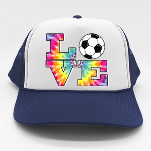 Soccer Tie Dye Love Multi Color N Gift Trucker Hat