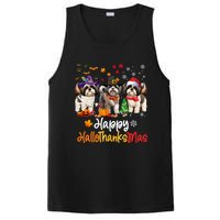 Shih Tzu Dog Halloween Christmas Happy Hallothanksmas PosiCharge Competitor Tank