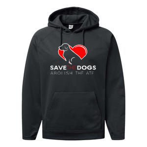 Save The Dogs Abolish The Atf Performance Fleece Hoodie