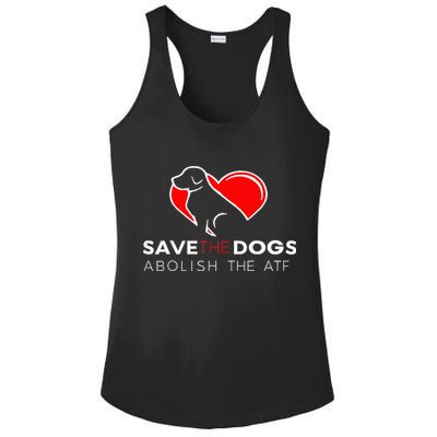 Save The Dogs Abolish The Atf Ladies PosiCharge Competitor Racerback Tank