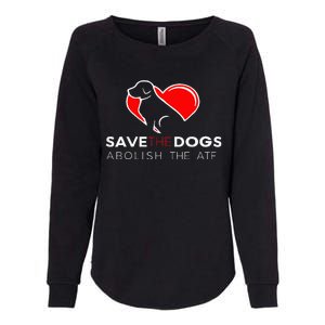 Save The Dogs Abolish The Atf Womens California Wash Sweatshirt