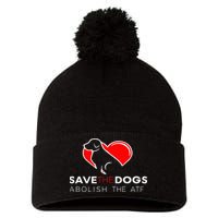 Save The Dogs Abolish The Atf Pom Pom 12in Knit Beanie