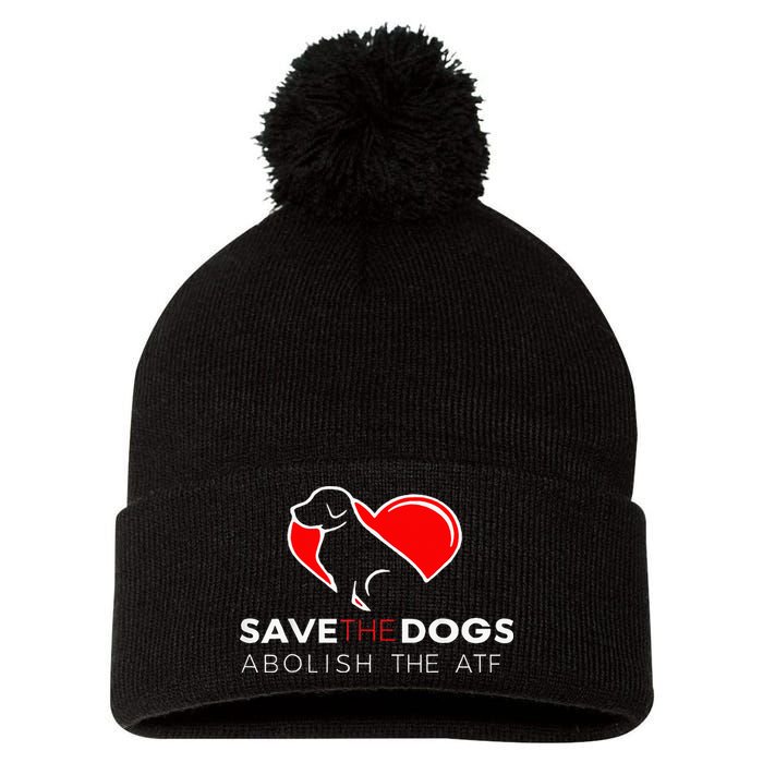 Save The Dogs Abolish The Atf Pom Pom 12in Knit Beanie