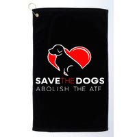 Save The Dogs Abolish The Atf Golf Towel