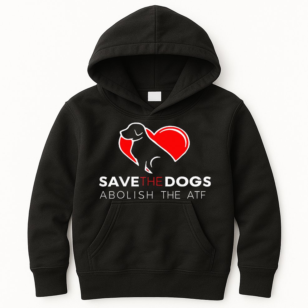 Save The Dogs Abolish The Atf Kids Hoodie