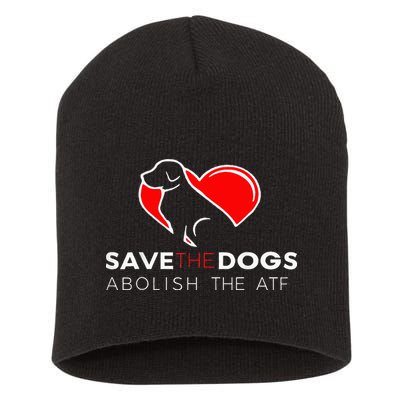 Save The Dogs Abolish The Atf Short Acrylic Beanie