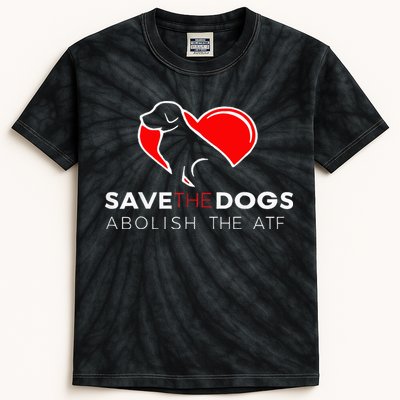 Save The Dogs Abolish The Atf Kids Tie-Dye T-Shirt