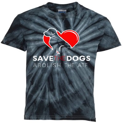 Save The Dogs Abolish The Atf Kids Tie-Dye T-Shirt