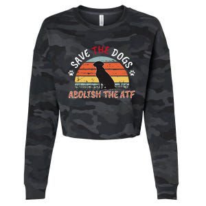 Save The Dogs Abolish The Atf Cropped Pullover Crew