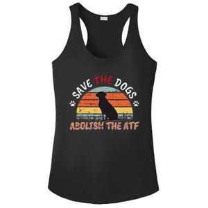 Save The Dogs Abolish The Atf Ladies PosiCharge Competitor Racerback Tank