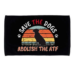 Save The Dogs Abolish The Atf Microfiber Hand Towel