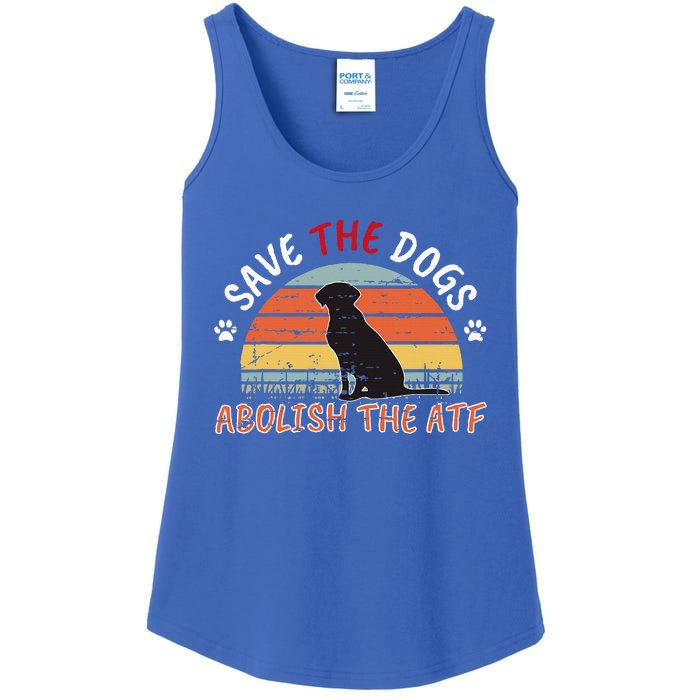 Save The Dogs Abolish The Atf Ladies Essential Tank