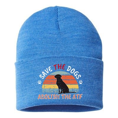 Save The Dogs Abolish The Atf Sustainable Knit Beanie