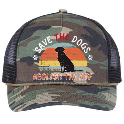 Save The Dogs Abolish The Atf Retro Rope Trucker Hat Cap