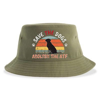 Save The Dogs Abolish The Atf Sustainable Bucket Hat