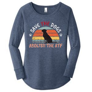 Save The Dogs Abolish The Atf Women's Perfect Tri Tunic Long Sleeve Shirt