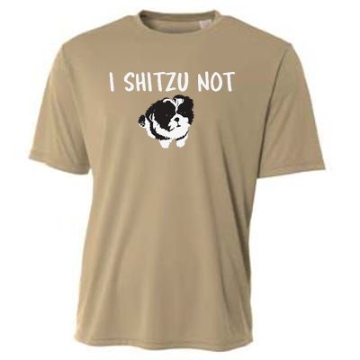 Shih Tzu Dog Owner Funny I Shitzu Not Cooling Performance Crew T-Shirt