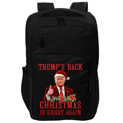 Santa Trump Dance Make Christmas Great Again Ugly Sweater Impact Tech Backpack