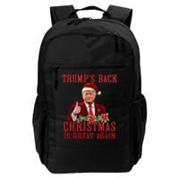 Santa Trump Dance Make Christmas Great Again Ugly Sweater Daily Commute Backpack