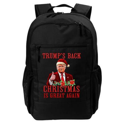 Santa Trump Dance Make Christmas Great Again Ugly Sweater Daily Commute Backpack