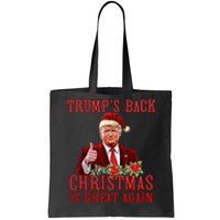 Santa Trump Dance Make Christmas Great Again Ugly Sweater Tote Bag