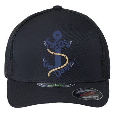 Seas The Day Flexfit Unipanel Trucker Cap