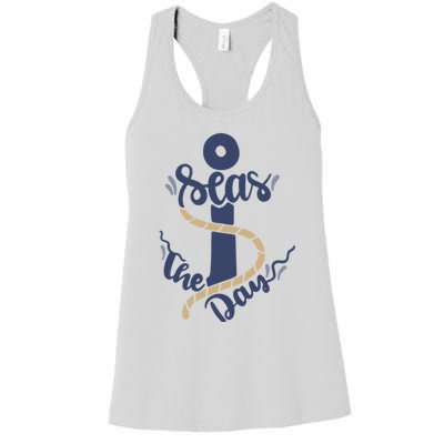 Seas The Day Women's Racerback Tank