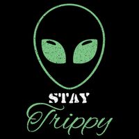 Stay Trippy Distressed Design Funny Green Alien Ufo Great Gift Cooling Performance Crew T-Shirt