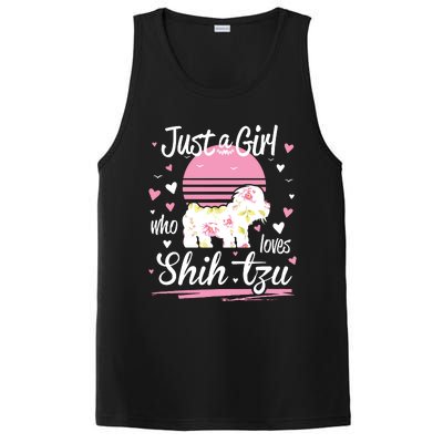 Shih Tzu Design Just A Girl Who Loves Shih Tzu PosiCharge Competitor Tank