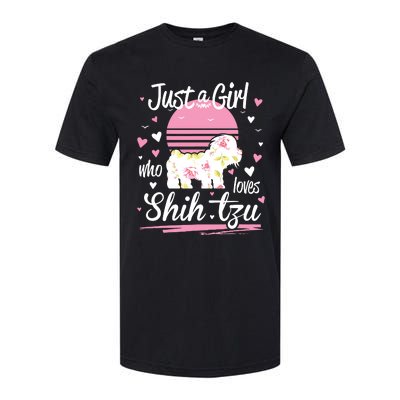 Shih Tzu Design Just A Girl Who Loves Shih Tzu Softstyle® CVC T-Shirt