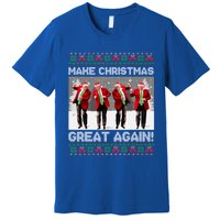 Santa Trump Dance Make Christmas Great Again Ugly Meaningful Gift Premium T-Shirt