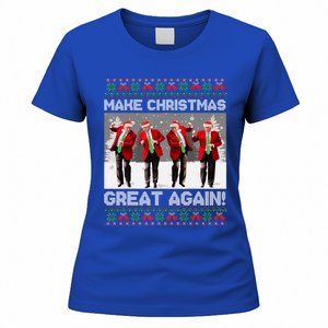 Santa Trump Dance Make Christmas Great Again Ugly Meaningful Gift Women's T-Shirt