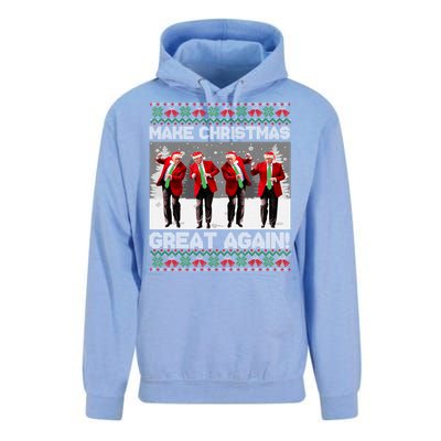 Santa Trump Dance Make Christmas Great Again Ugly Meaningful Gift Unisex Surf Hoodie