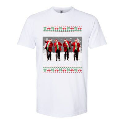 Santa Trump Dance Make Christmas Great Again Ugly Meaningful Gift Softstyle CVC T-Shirt