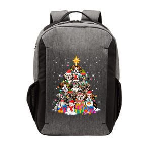 Shih Tzu Dog Tree Christmas Funny Xmas Pet Dog Lover Gift Vector Backpack