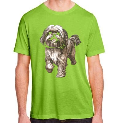 Shih Tzu Dog Animal Face Graphic For Men Women Girl Adult ChromaSoft Performance T-Shirt