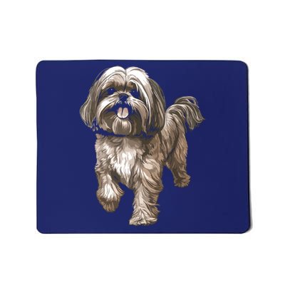 Shih Tzu Dog Animal Face Graphic For Men Women Girl Mousepad