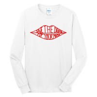 Save The Drama For Your Mama Lips Funny Tall Long Sleeve T-Shirt