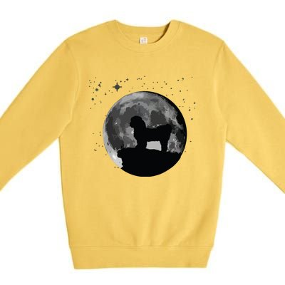 Shih Tzu Dog Moon Premium Crewneck Sweatshirt