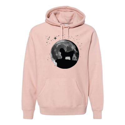 Shih Tzu Dog Moon Premium Hoodie