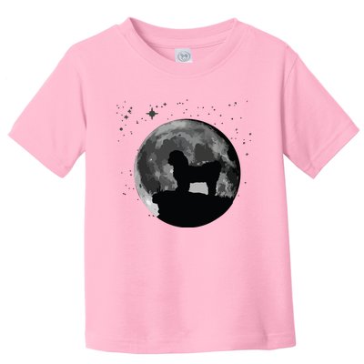 Shih Tzu Dog Moon Toddler T-Shirt