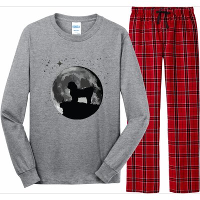 Shih Tzu Dog Moon Long Sleeve Pajama Set