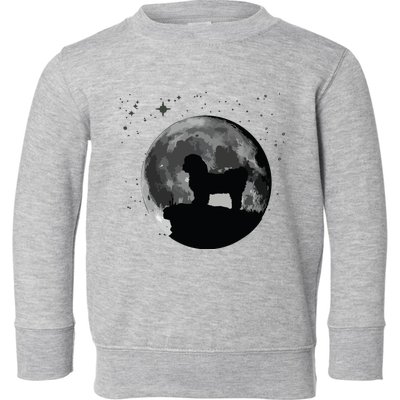 Shih Tzu Dog Moon Toddler Sweatshirt