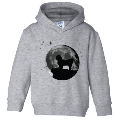 Shih Tzu Dog Moon Toddler Hoodie